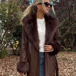 Show me your mumu leather and fur jacket